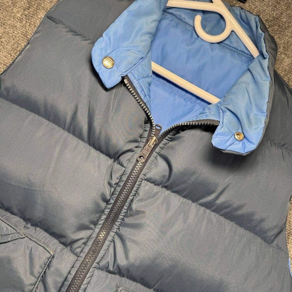 Vintage Academy Broadway Goose Down Vest 70s 80s Made Korea Alpine Large